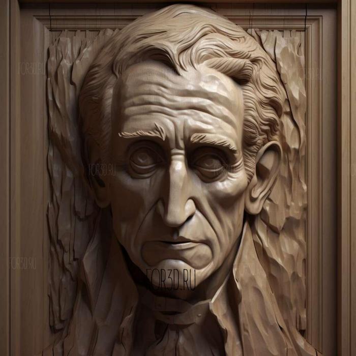 Frankenstein Mary Shelley 1818 2 stl model for CNC