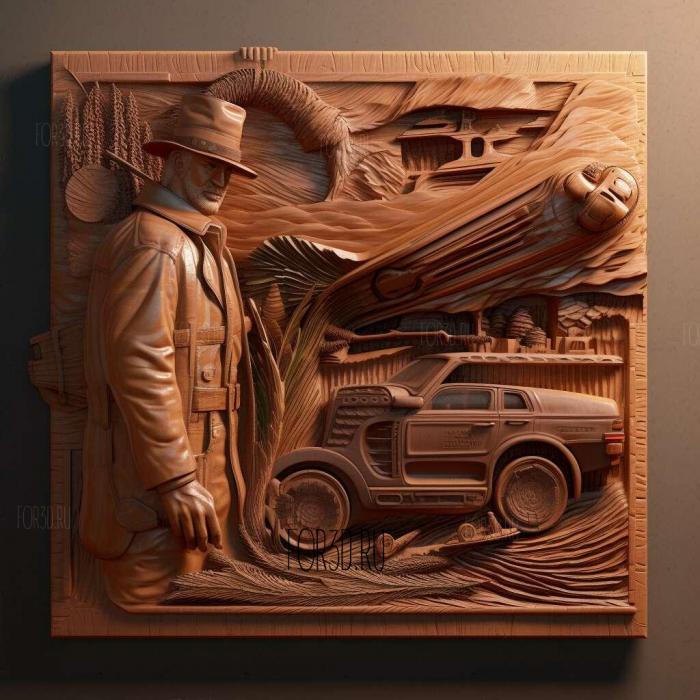 Back to the Future Part III 3 stl model for CNC