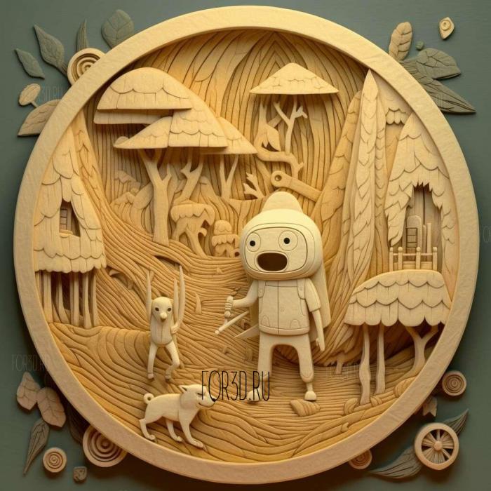 Adventure Time Distant Lands series 1 stl model for CNC