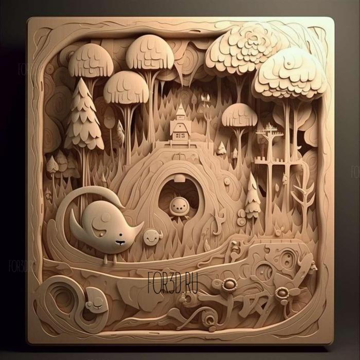 Adventure Time Distant Lands series 2 stl model for CNC