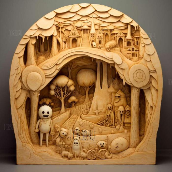 Adventure Time Distant Lands series 4 stl model for CNC