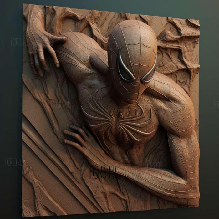 Marvels Spider Man Remastered 2 stl model for CNC