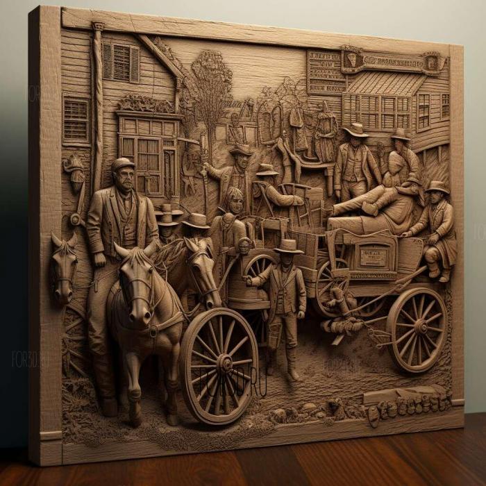 Harley and the Davidsons TV series 2 stl model for CNC