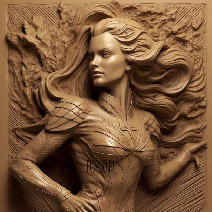 stl Sue Storm Marvel Universe 1 stl model for CNC