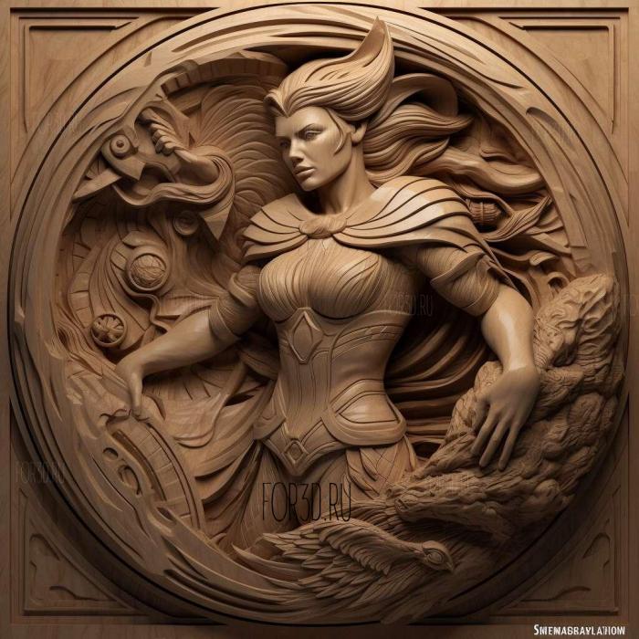 stl Sue Storm Marvel Universe 3 stl model for CNC
