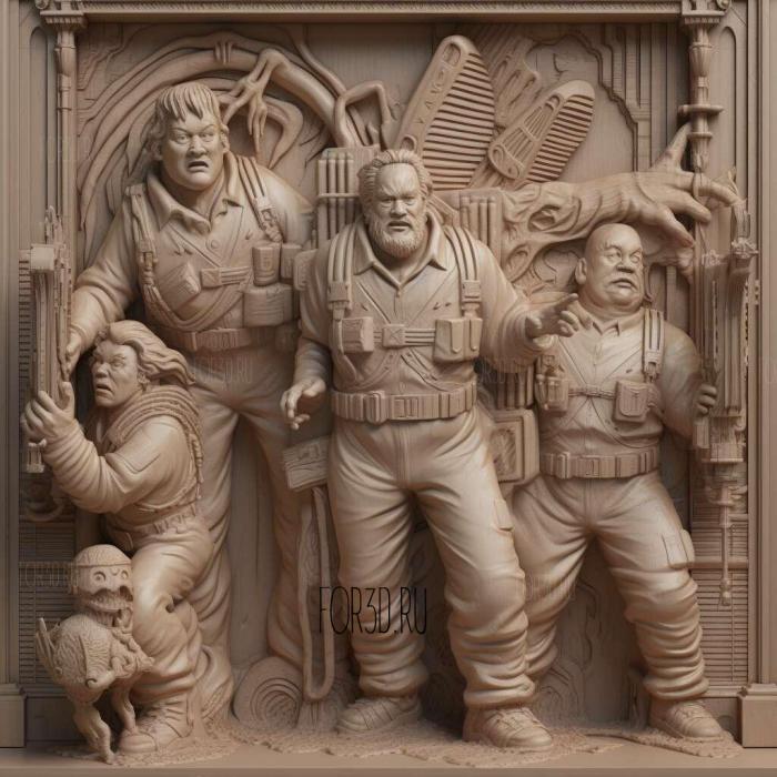 Ghostbusters Ghostbusters 1984 4 stl model for CNC