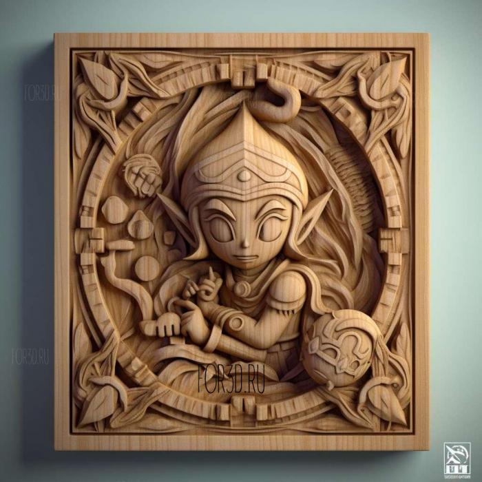 The Legend of Zelda The Minish Cap 2 stl model for CNC