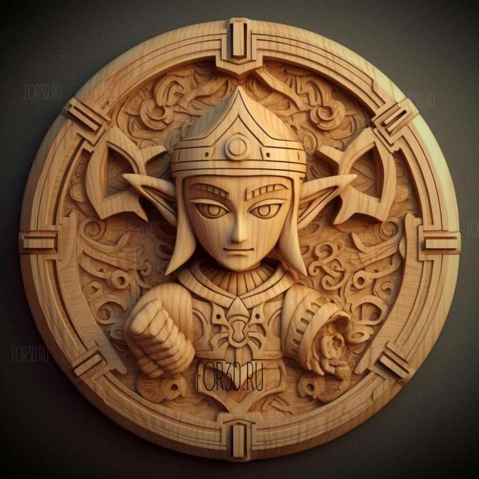 The Legend of Zelda The Minish Cap 3 stl model for CNC