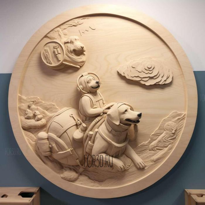 st Sky from Puppy Patrol 4 stl model for CNC