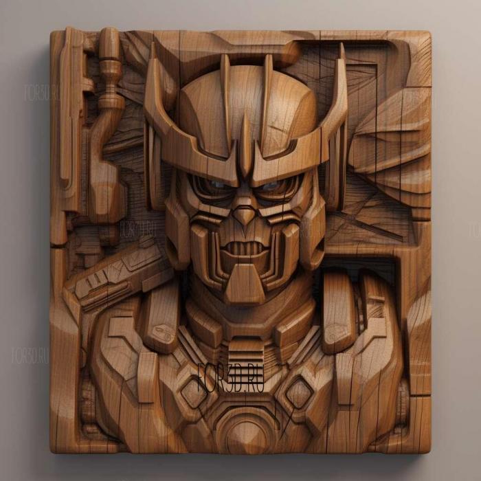 Transformers Devastation 4 stl model for CNC