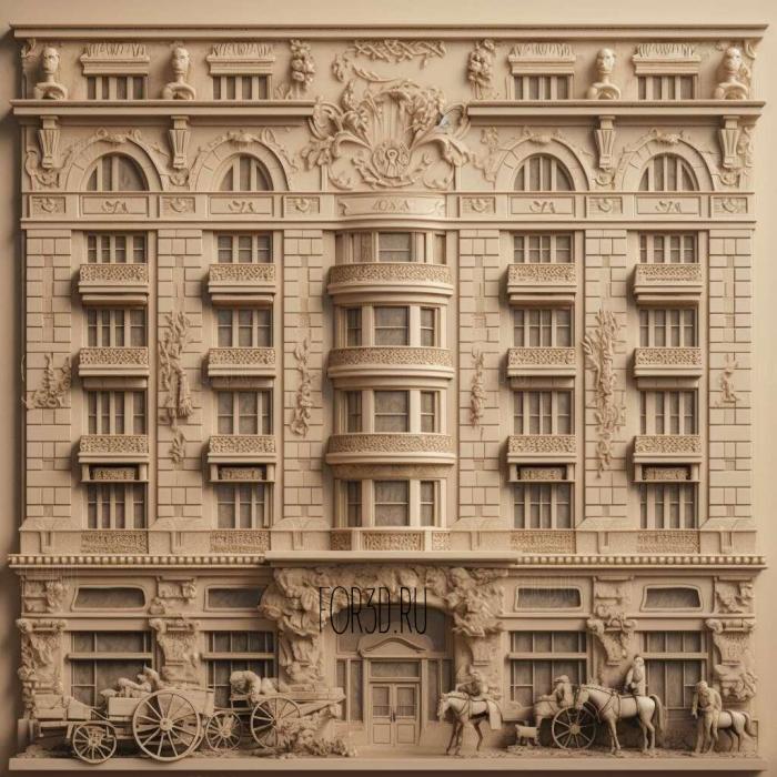 Grand Hotel series 2 stl model for CNC