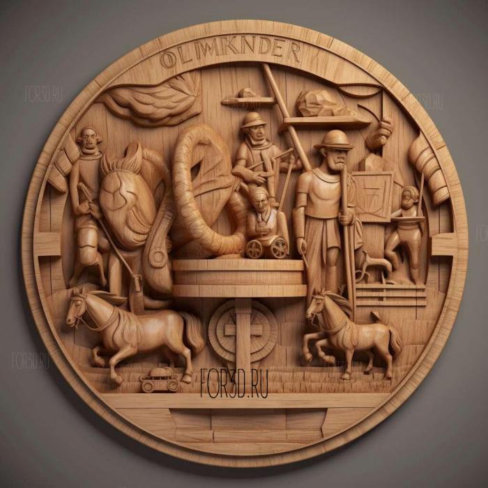 Animal Farm George Orwell 1945 3 stl model for CNC