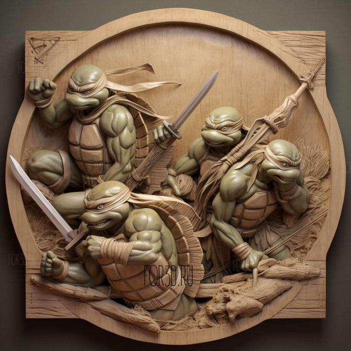 st April ONeill Teenage Mutant Ninja Turtles 1 stl model for CNC