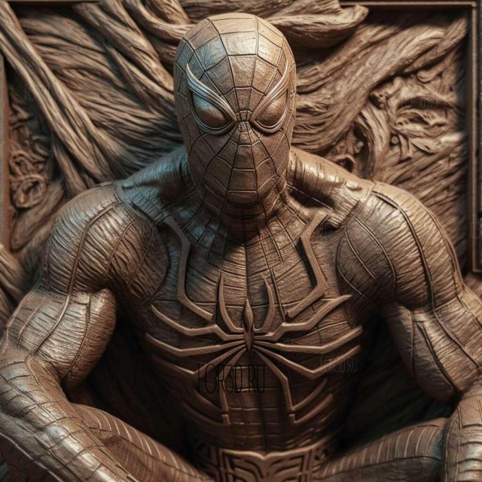 stl Spider Man Far from Home 1 stl model for CNC