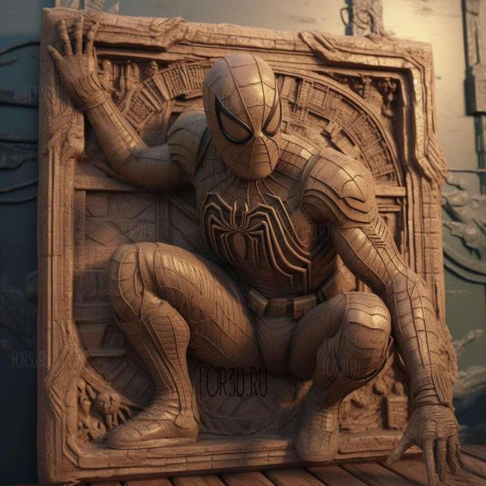 stl Spider Man Far from Home 2 stl model for CNC