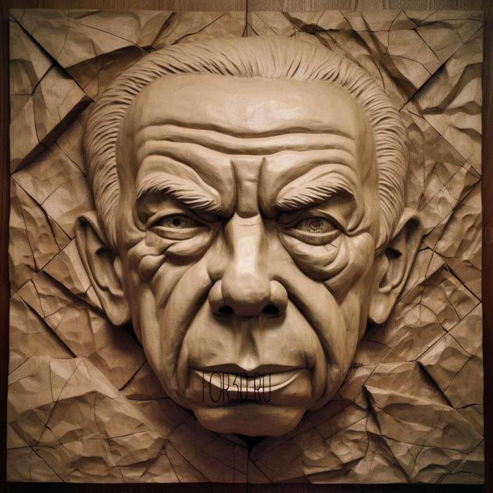 Aleph Jorge Luis Borges 1945 4 stl model for CNC