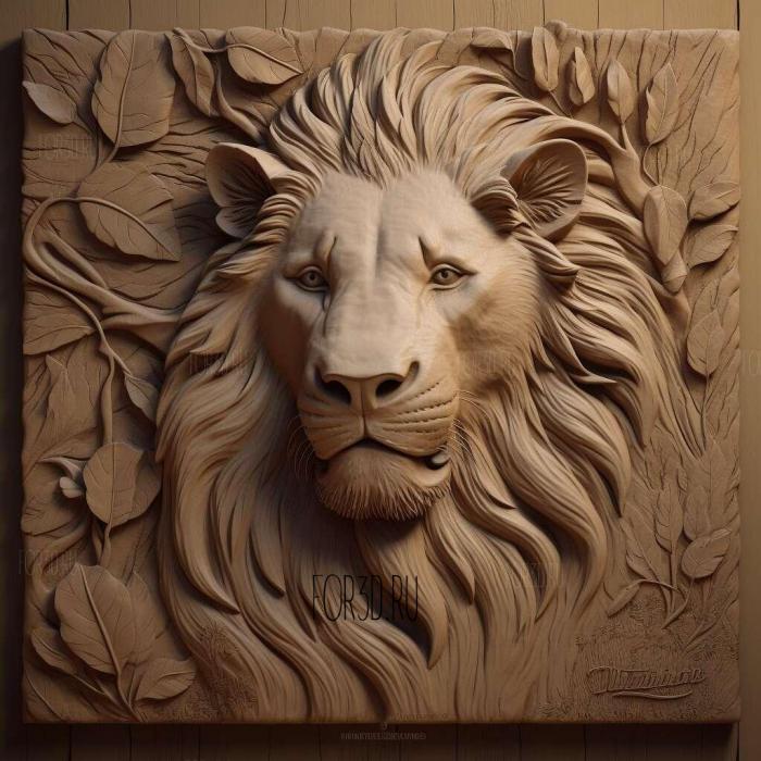 Mufasa The Lion King 2 stl model for CNC