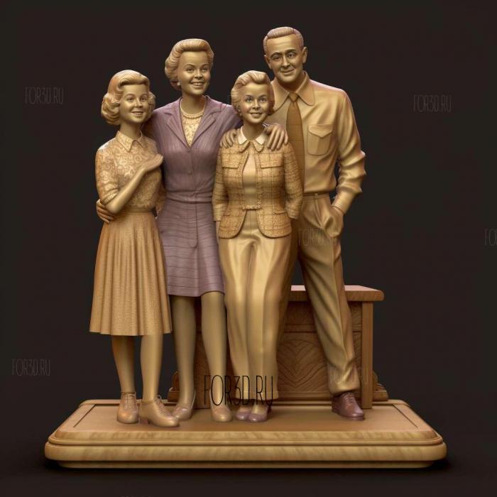 American Housewife TV series 1 stl model for CNC