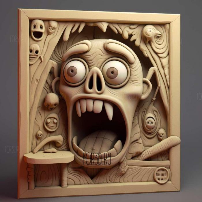 Fosters Home for Imaginary Friends series 3 stl model for CNC