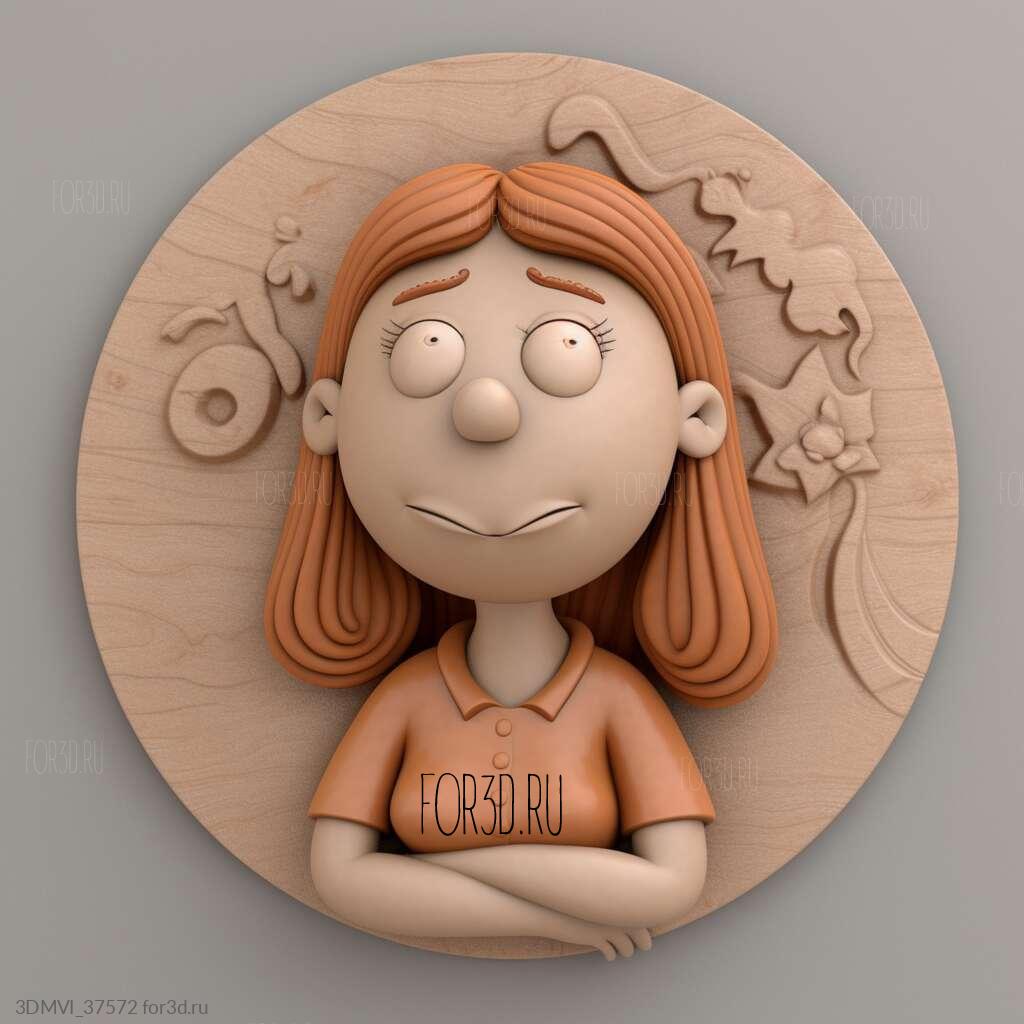 st Lois Griffin Family Guy 1 | 3d stl model for CNC