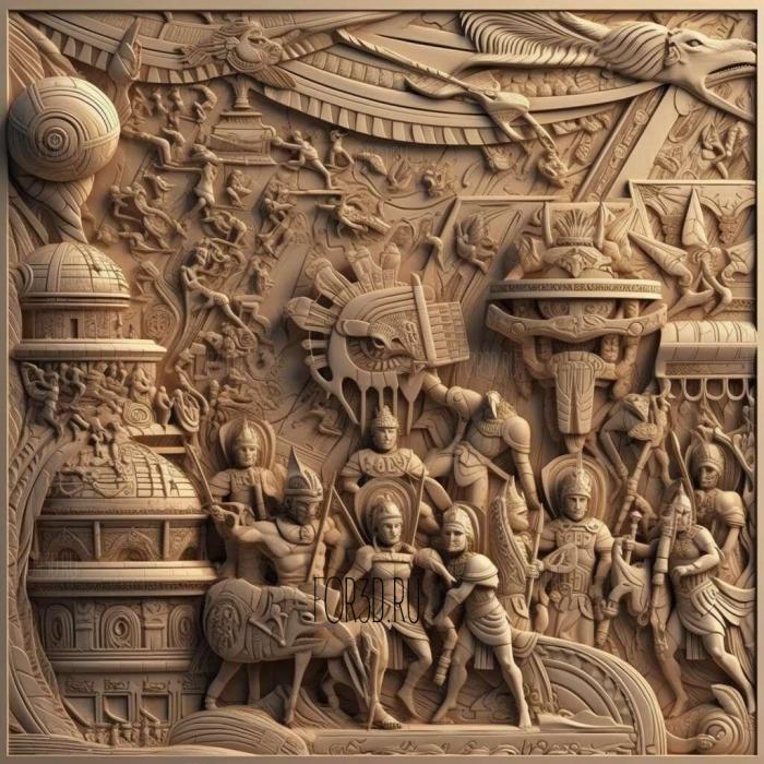 stl V Wars series 1 stl model for CNC