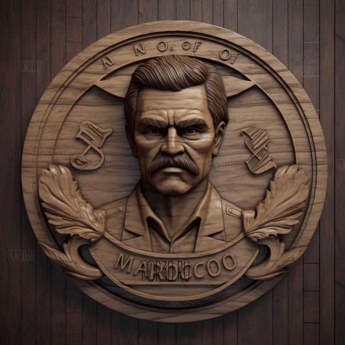 Narcos Mxico TV series 1 stl model for CNC