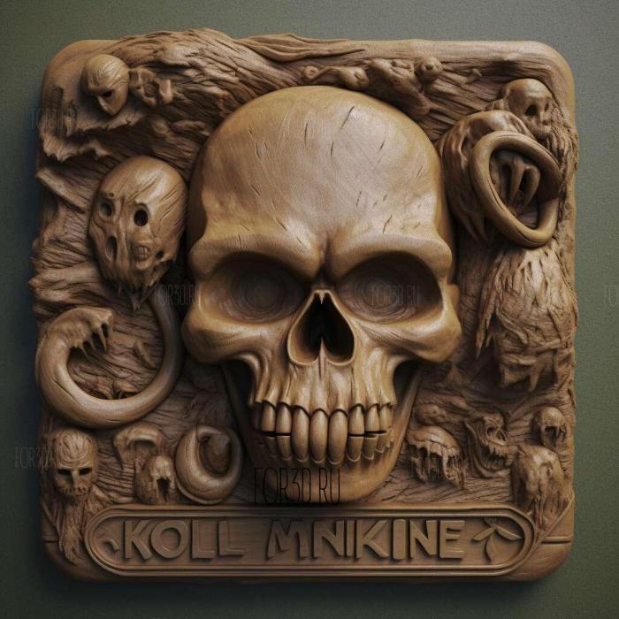 Kong Skull Island movie 3 stl model for CNC