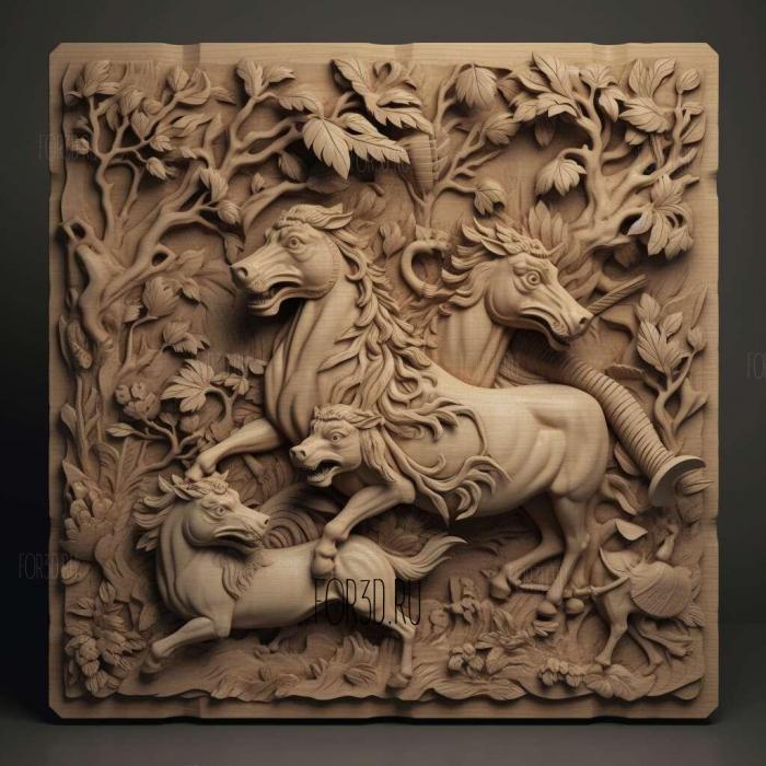 st Ming Ming from Miracle Animals 2 stl model for CNC