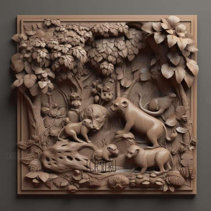 st Ming Ming from Miracle Animals 4 stl model for CNC