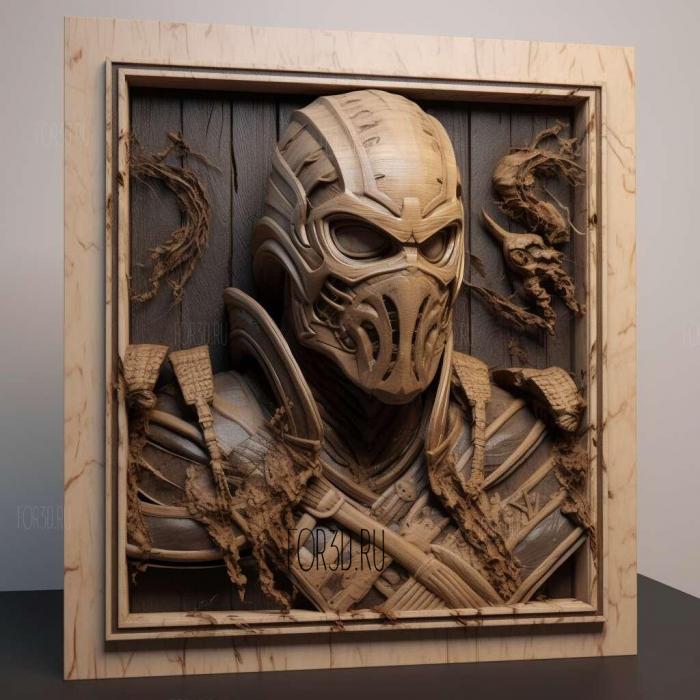 Mortal Kombat 11 Aftermath 2 stl model for CNC