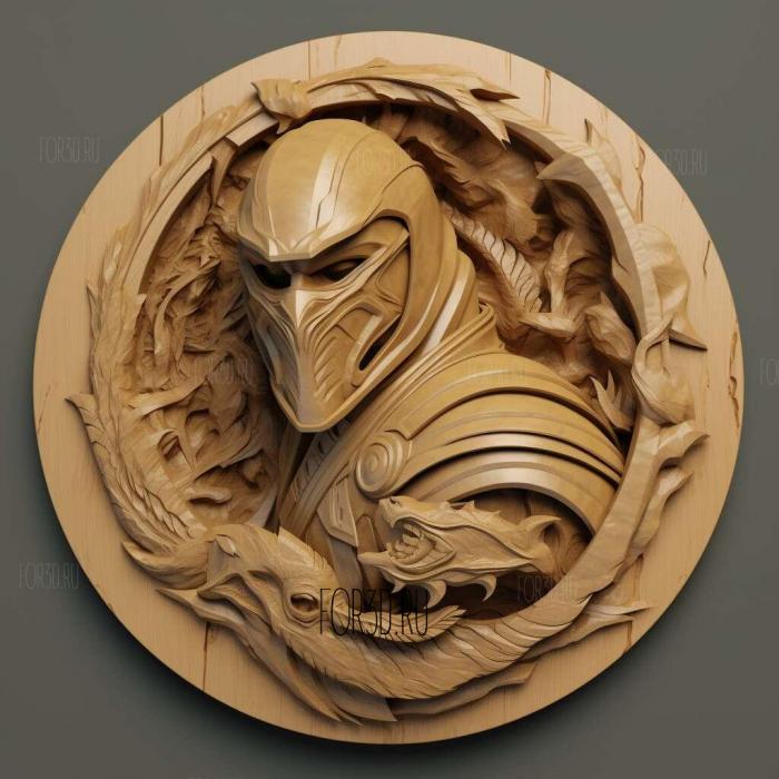 Mortal Kombat 11 Aftermath 3 stl model for CNC