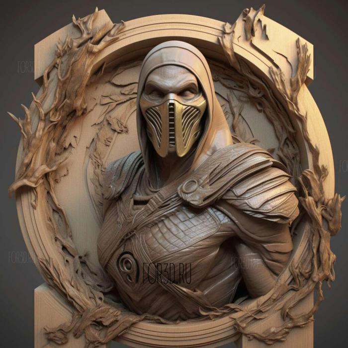 Mortal Kombat 11 Aftermath 4 stl model for CNC