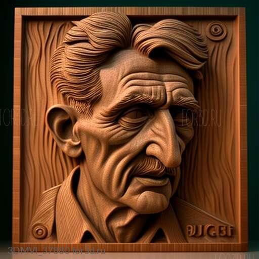 1984 George Orwell 1949 1 3d stl модель для ЧПУ