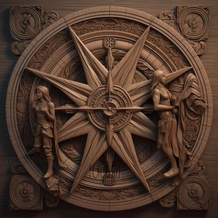 stl Star Crossed TV series 1 stl model for CNC