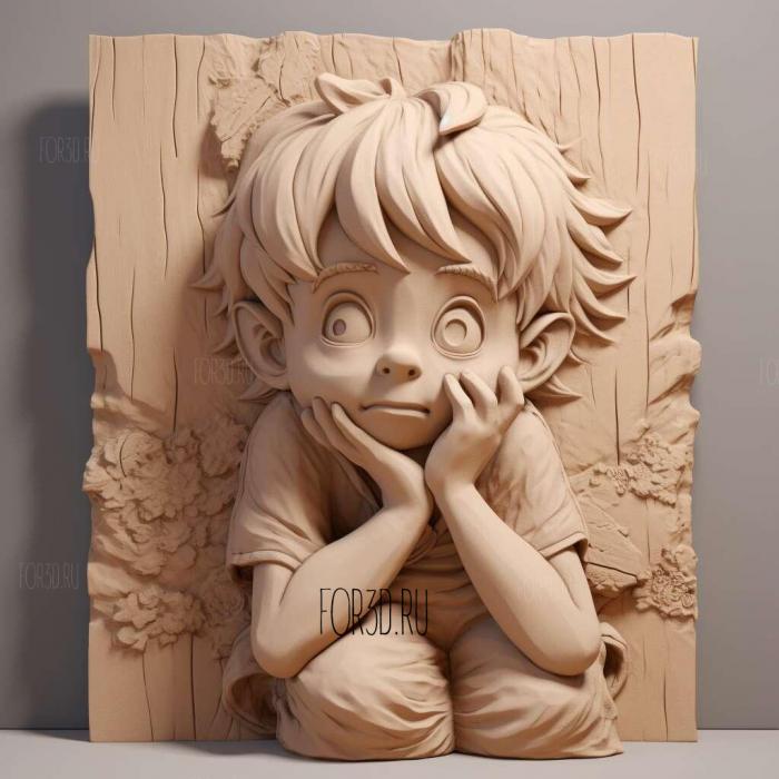 st Arietti from the land of midgets anime 2 stl model for CNC