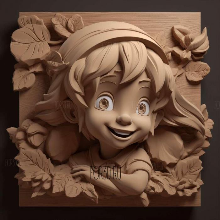 st Arietti from the land of midgets anime 3 stl model for CNC