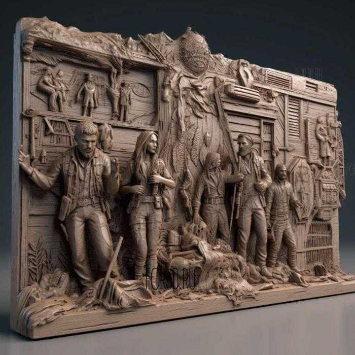 stl Z Nation TV series 4 stl model for CNC