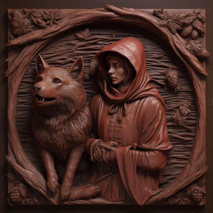 Red Riding Hood movie 3 stl model for CNC