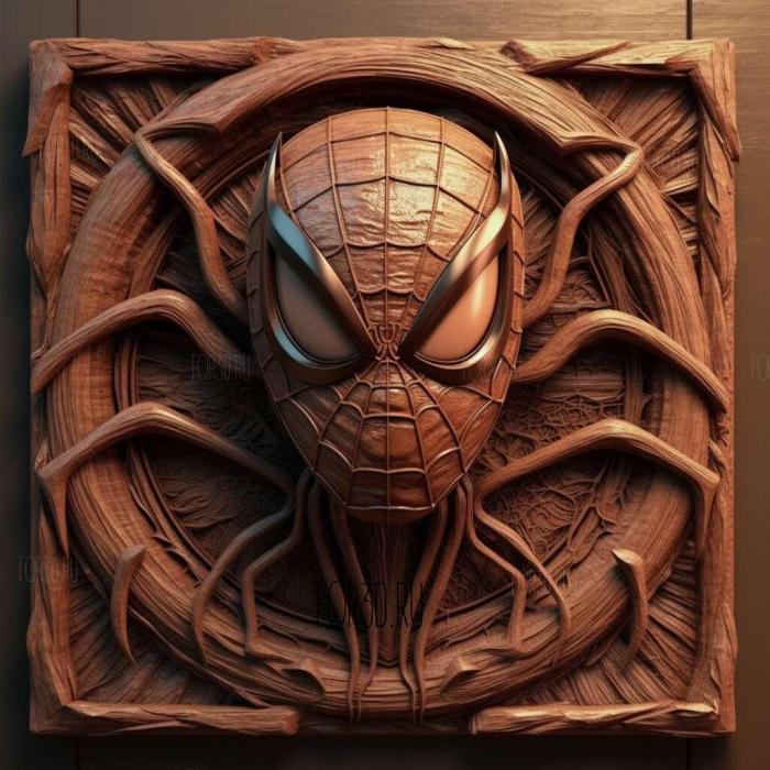 stl Spider Man The New Animated Series series 2 stl model for CNC
