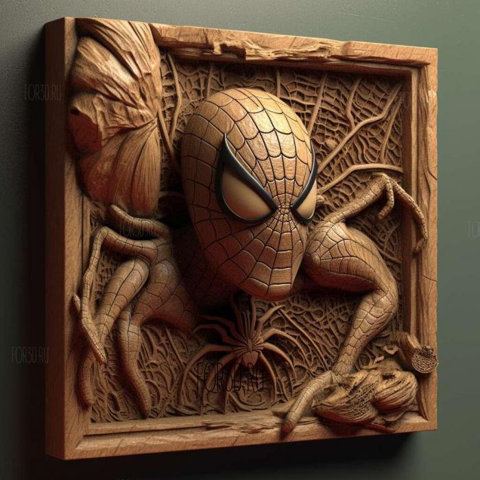 stl Spider Man The New Animated Series series 3 stl model for CNC