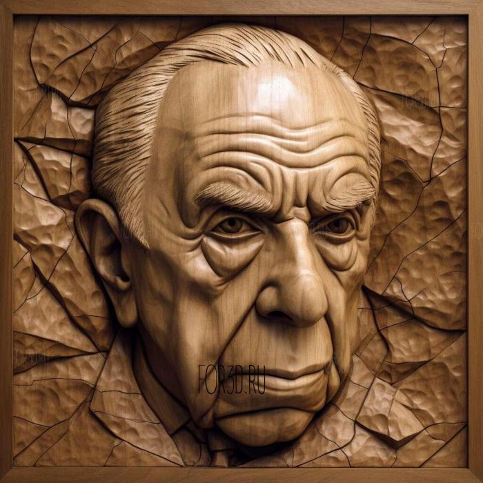 Aleph Jorge Luis Borges 1945 1 stl model for CNC