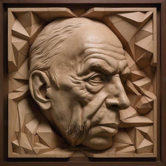 Aleph Jorge Luis Borges 1945 2 stl model for CNC