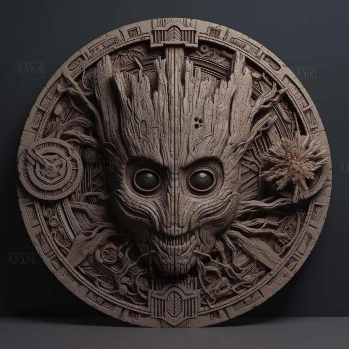 Guardians of the Galaxy TV series 3 stl model for CNC