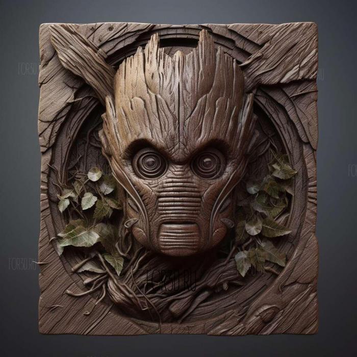 Guardians of the Galaxy TV series 4 stl model for CNC