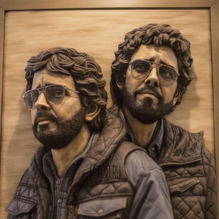 Flight of the Conchords TV series 2 stl model for CNC