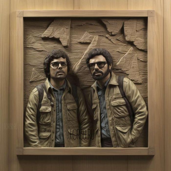 Flight of the Conchords TV series 4 stl model for CNC