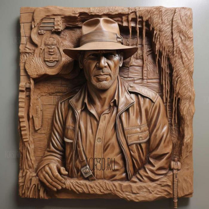 Indiana Jones and the Last Crusade 1 stl model for CNC