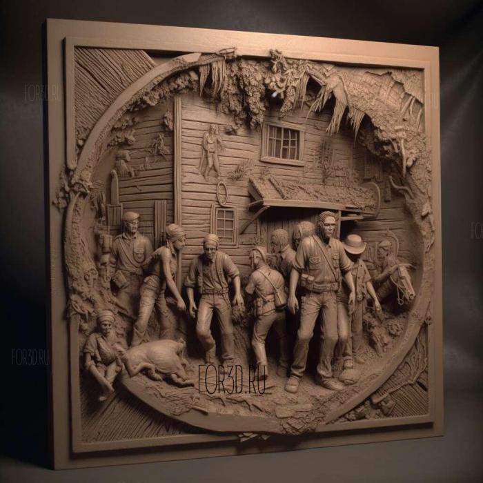 The Walking Dead Episode 5 No Time Left 1 stl model for CNC