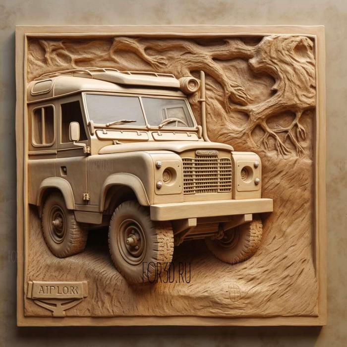 Land Rover Series 4 3d stl модель для ЧПУ