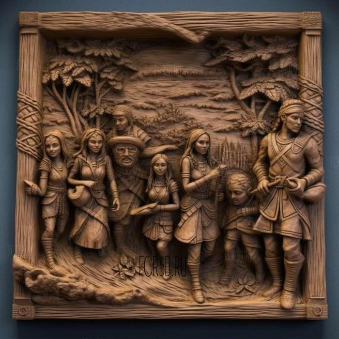 stl The Survivalists 3 stl model for CNC
